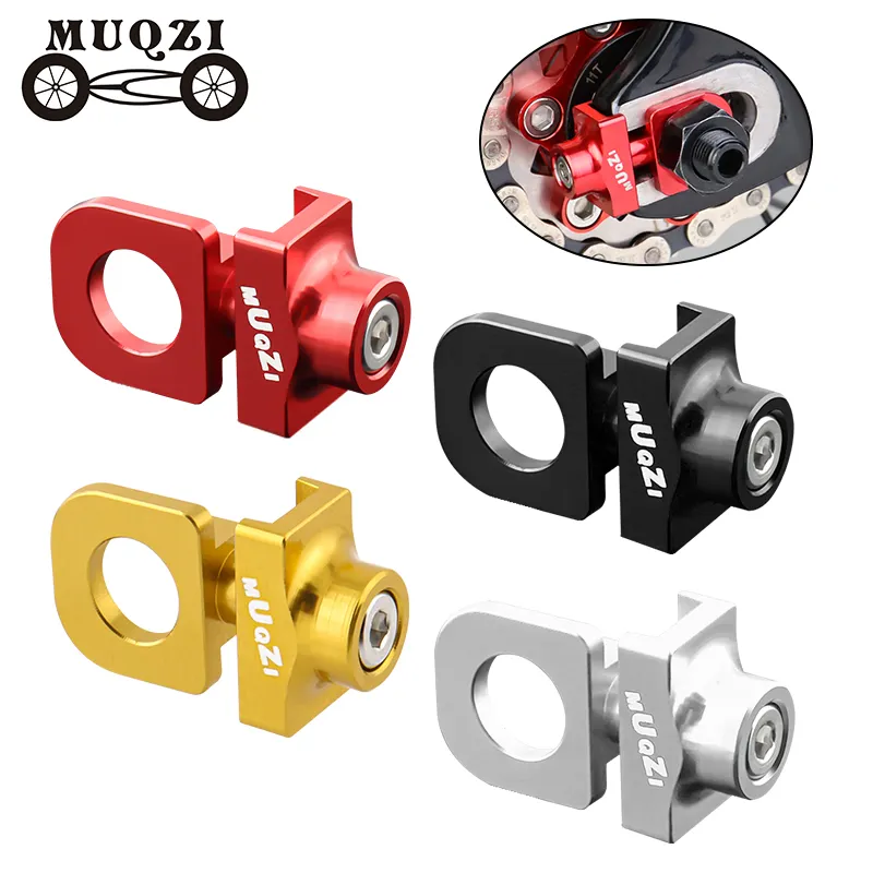 MUQZI Folding Bike Chain Tensioners Adjuster Single Speed Anti Falling Bike Zipper Chain