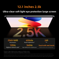 MOQ 20 unités, vente en gros REDMI Pad 2 Pro, Snapdragon 7s Gen 4 & 12000mAh, tablette 12,1 pouces 2,5K Eye-Care