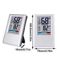 Thermomètre numérique de calibrage précis pour l'intérieur, hygromètre avec enregistrement des températures maximales et minimales, indicateur de confort, jauge d'humidité pour chambre à coucher