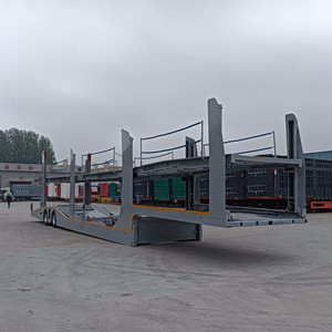 Semi-remorque porte-voitures double pont pour 10 véhicules, prix usine, plateau, à vendre - Product Image 5