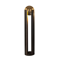 Lampe de sol moderne en métal noir MengBo avec abat-jour en métal, éclairage LED 3000K à intensité variable, 110V-240V, certifiée VDE, garantie de 2 ans