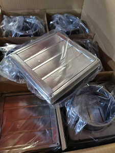 Rejilla de Ventilación de Acero Inoxidable <span class=keywords><strong>ZENGO</strong></span> SMS, Precio de Fábrica OEM, Sistema HVAC para Ventilación Universal, Rejilla de Aire para Pared Exterior, Rejilla de Ventilación para Lluvia - Product Image 6