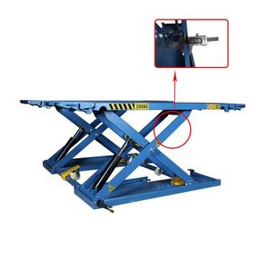 1.2 metre oto tamir kaldırma makas hidrolik düz makaslı orta yükselme araba asansörü - Product Image 3