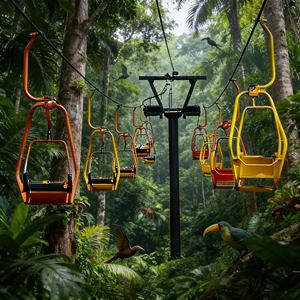 <span class=keywords><strong>Aparato</strong></span> Aéreo Popular y Duradero con Cuerda Aérea Resistente <span class=keywords><strong>para</strong></span> Zonas de Juego al Aire Libre y Atracciones - Product Image 2