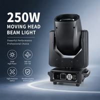 Luz Móvil de Cabeza HAT de 250W para Bodas y Fiestas, Luz de Escenario Sharpy, Luces Móviles de Cabeza