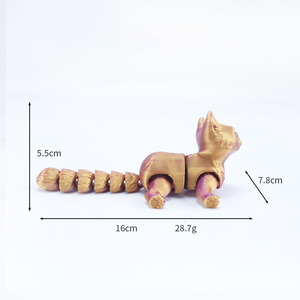ของเล่นแมวน่ารักสีสันสดใสพิมพ์ 3 มิติ - Product Image 2