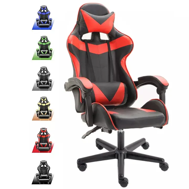 2022 Günstige Neueste Leder Büros tühle LOL Computer Swivel Racing Liegender Silla Gamer Gaming Stuhl zu verkaufen
