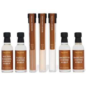 Set de Regalo de Café <span class=keywords><strong>Gourmet</strong></span> con 4 Deliciosos Jarabes, 2 Azúcares Saborizados, 1 Cacao en Polvo, 7 Piezas, Hecho en China - Product Image 4