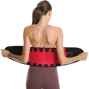 חגורת זיעה באיכות גבוהה גוזם מותניים הרזיה רצועת בטן ירידה במשקל חגורת מאמן כושר מותן לנשים