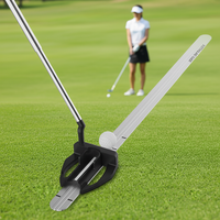 Factory Supply <strong>Golf</strong> Aligner <strong>Swing</strong> <strong>Trainer</strong> Training Ruler Aluminum Alloy Precision Durable Easy Carry for Outdoor Home <strong>Golf</strong>