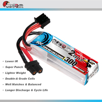 CODDAR 2S 300MAH 7.6V 90C XT30 LiPo batterie cure-dents Micro Drone haute tension HV LiHV Lithium polymère LiPo batterie