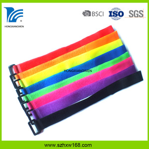 22 "x <span class=keywords><strong>3</strong></span>/4" Riutilizzabile Fibbia Nylon Cable Tie Giù Cinch In Nylon <span class=keywords><strong>Hook</strong></span> e <span class=keywords><strong>Loop</strong></span> di Fissaggio dei Cavi - Product Image 3