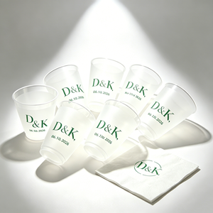 Vente en gros de gobelets à boba personnalisés de 360 ml (12 oz), gobelets en plastique PP transparent givré pour bubble tea, gobelets jetables personnalisés avec monogramme pour mariage, bar - Product Image 1