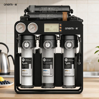 Sistema de Ósmosis Inversa (RO) OEM/ODM de 600 GPD, 7 Etapas, Alcalino, sin Tanque, para Debajo del Fregadero, Purificador de Agua Potable Directa con Monitor de TDS