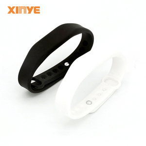 Silicone RFID không tiếp xúc dây đeo cổ tay 13.56MHz NFC cho Mifare truy cập lập trình Vòng đeo tay Tag cho khách sạn mềm mại và thoải mái - Product Image 6