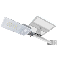 Lampe solaire LED de rue 20W à énergie solaire, étanche IP65 IK08, batterie LiFePO4, 120LM/W, éclairage extérieur pour routes, autoroutes et jardins
