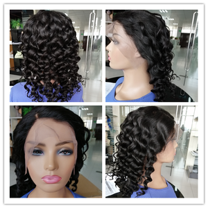 Le buone risposte Bob onda allentata del virgin <span class=keywords><strong>Parrucche</strong></span> dei capelli umani anteriore del merletto parrucca di Modo taglio di capelli Brasiliani del virgin parrucca di capelli umani - Product Image 2