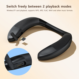 Vải Xách Tay Neckband <span class=keywords><strong>Bluetooth</strong></span> Speaker-<span class=keywords><strong>Stereo</strong></span> Không Dây Âm Thanh Mặc Âm Thanh - Product Image 4
