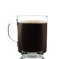Tasses à café en verre transparent à double paroi résistantes à la chaleur, capacité 222 ml, idéales pour le cappuccino, les fêtes et le thé – Vente chaude directe usine
