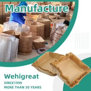Wehigreat Customizable Branded Waterproof High Temperature Temp 40gsm 42gsm Print <strong>Blank</strong> Food air Fryer Cut <strong>Parchment</strong> Paper - Product Image 2