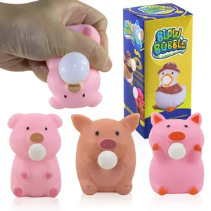 Amazon Hot Bán bỏ thói quen xấu động vật cảm giác tự kỷ Thần Tài mochi dễ thương Pig Squishy đồ chơi cho auism