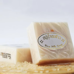 Savon <span class=keywords><strong>de</strong></span> <span class=keywords><strong>toilette</strong></span> artisanal thaïlandais original importé, 65g, au <span class=keywords><strong>lait</strong></span> <span class=keywords><strong>de</strong></span> riz, pour blanchir et hydrater, huile essentielle - Product Image 3