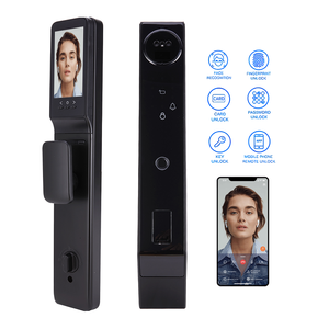 Reconnaissance faciale 3D Intelligent <span class=keywords><strong>Wifi</strong></span> Photo Shot Serrure <span class=keywords><strong>de</strong></span> porte intelligente sans clé avec écran <span class=keywords><strong>de</strong></span> 4 pouces - Product Image 1