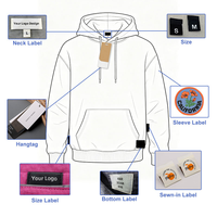 Sweat à capuche pour homme avec logo personnalisé ODM, couleur sable désertique délavé, épaules tombantes et patch en cuir de selle gaufré