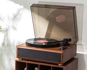 <span class=keywords><strong>Tocadiscos</strong></span> de Vinilo Retro Vintage de Madera, Reproductor de LP, BT AT3600L, Cartucho MM, Reproductor de Vinilo, 20W, 2 <span class=keywords><strong>Altavoces</strong></span> - Product Image 3