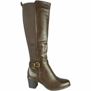 Da donna con tacco elastico a metà polpaccio caldo inverno comodi con Zip <span class=keywords><strong>alti</strong></span> <span class=keywords><strong>stivali</strong></span> <span class=keywords><strong>in</strong></span> <span class=keywords><strong>pelle</strong></span> da Cowgirl donna - Product Image 6