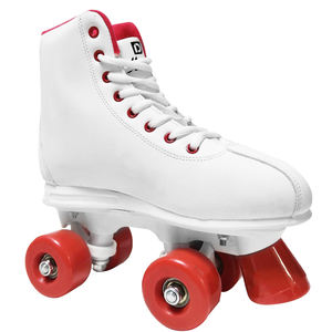 Patines De cuatro Ruedas profesionales Para hombre y mujer, calzado De alta calidad, color blanco, 4 Ruedas - Product Image 2
