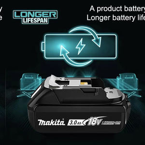 Аккумулятор Makita BL1830 18В, 3.0Ач, 5C, высокомощный, для электроинструментов, сменный, стабильный, долговечный и пригодный для вторичной переработки. - Product Image 5