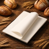 Feuilles de papier sulfurisé en silicone antiadhésives de qualité alimentaire, imprimées sur mesure, pour la cuisson des gâteaux, pré-découpées, fabrication OEM/ODM