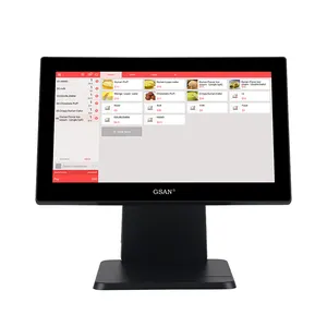 Tudo-em-um sistema POS Hardware Linux Win Android Desktop Cash Register para Supermercado