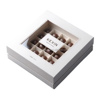 Emballage de chocolat Kexin Bonnet Closure, boîte cadeau de luxe personnalisée haut de gamme avec couvercle et base