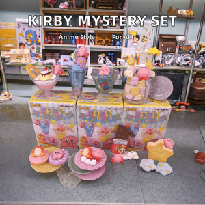 Figura DE ACCIÓN DE PVC <span class=keywords><strong>Kirby</strong></span> Super Star, 8 unidades/juego, caja ciega misteriosa de Anime para decoración de escritorio, regalo inspirado en la animación japonesa - Product Image 2