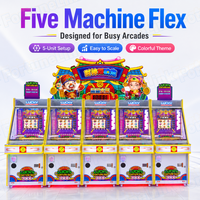 Machine de jeu en cabinet à prix d'usine pour centres de divertissement familial (FEC) avec fonction de jeu multi-joueurs connectable, utilisant une machine à pousse-pièces et des machines d'arcade