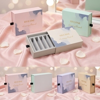 Boîte d'emballage coulissante de luxe avec logo personnalisé pour échantillons de parfum, boîte cadeau en papier écologique
