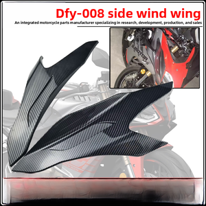 Ailerons latéraux de course pour moto <span class=keywords><strong>Triumph</strong></span>, déflecteurs de vent fixes aérodynamiques, accessoires d'installation non destructifs - Product Image 1