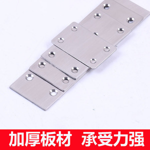 Yawitt <b>Stainless</b> <b>Steel</b> <b>Angle</b> <b>Bracket</b> 60x37mm 1mm Thickness 5mm Hole Furniture Cabinet Connector - Product Image 5