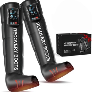 Wireless Heated Air Compression Leg Massager Calf Feet Portable Rechargeable Home Office Spa ODM OEM Factory All Star 5 - Product Image 1