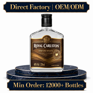 Vodka en bouteille de verre avec étiquette personnalisée, 250 ml, 700 ml, 1000 ml, alcool de distillerie haut de gamme, vente en gros, 40 % vol, vodka <span class=keywords><strong>pure</strong></span> à base de céréales - Product Image 1