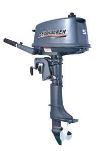 Motor Fuera de Borda de 5HP Refrigerado por Agua para Barcos de Pesca, en Oferta - Product Image 1