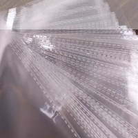 Bolsas de Celofán BOPP Transparentes Grandes, Autosellables y Adhesivas, con Logotipo Personalizado, Material Resistente para Negocios, Supermercados y Exhibiciones