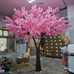 BL-FTL02 Arbre de fleurs de cerisier artificiel de 3 m, personnalisable, pour intérieur, faux arbre décoratif Sakura, grande plante à fleurs artificielles, arbres à fleurs - Product Image 5