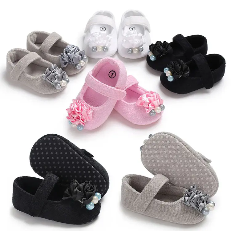 Baby Princess Mary Jane Flower Shoes scarpe eleganti per bambini con fiocchi adorabili scarpe regalo per bambini