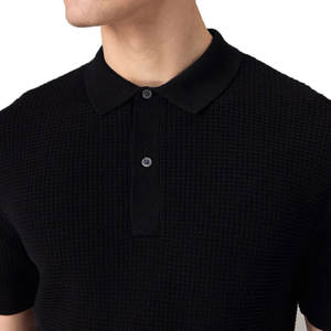 Recién llegado, ropa de calle, Camisa de algodón con cuello redondo para hombre, nuevo diseño de camisa Polo elegante y cómoda para hombre - Product Image 3