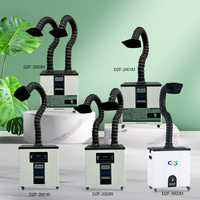 Nouvel extracteur de fumée pour salon de beauté et découpe laser Chungho avec filtre HEPA, conception mobile