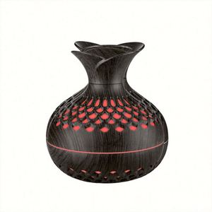 Creative Large Spray USB Aromatherapy <b>Machine</b> Wood Grain Flower Design Hydrating Colorful Ambient Light Aroma Battery - Product Image 2