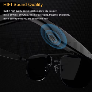 SG-11 Pro thông minh Kính mát BT 5.4 không khí dẫn ai dịch ánh sáng màu xanh ngăn chặn UV bảo vệ cảm ứng điều khiển âm nhạc Tai nghe - Product Image 5